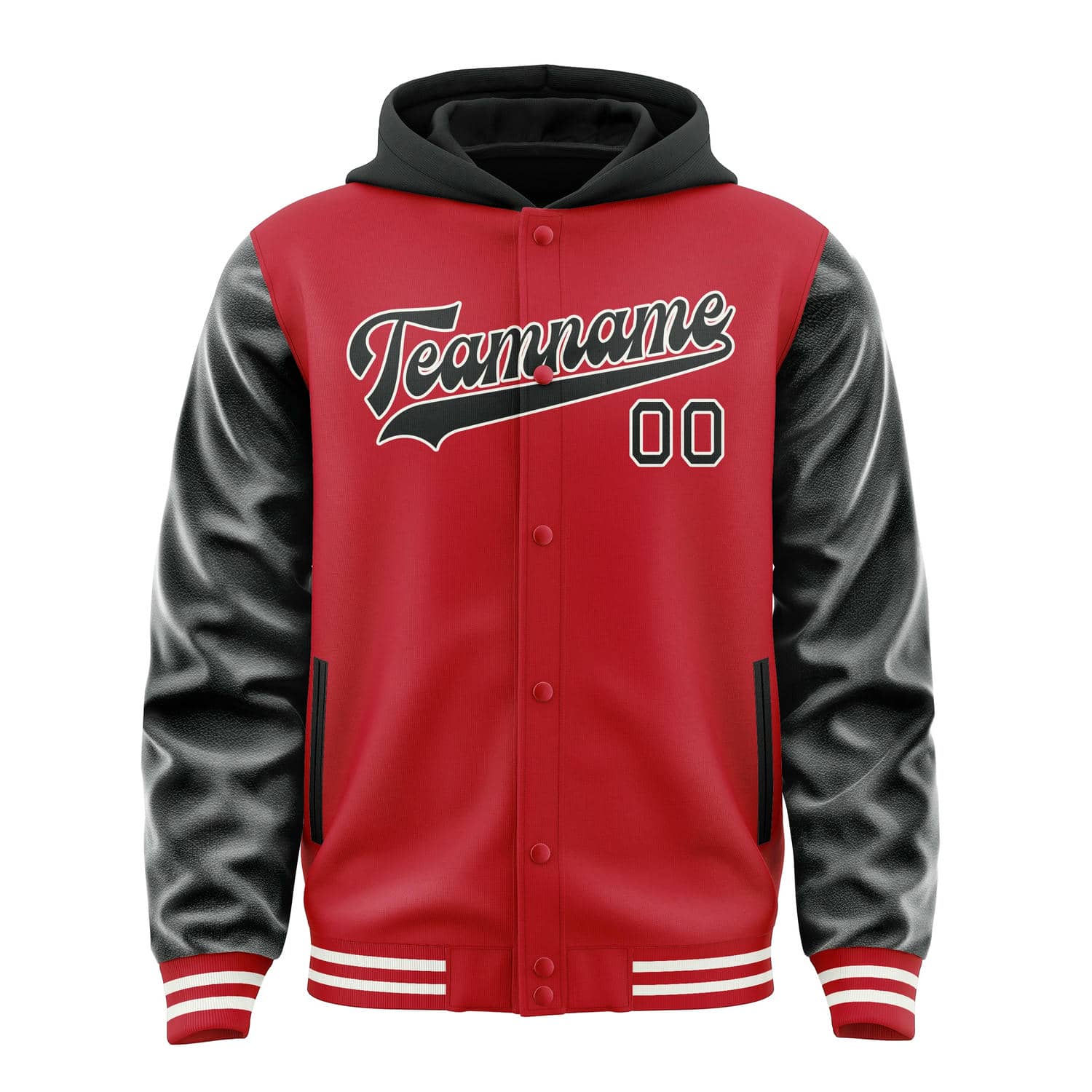 Custom Red Black Jacket