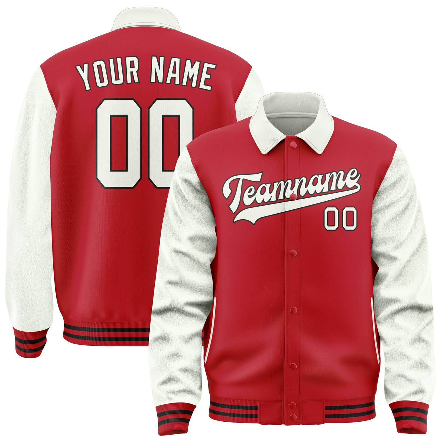 Custom Red White Jacket