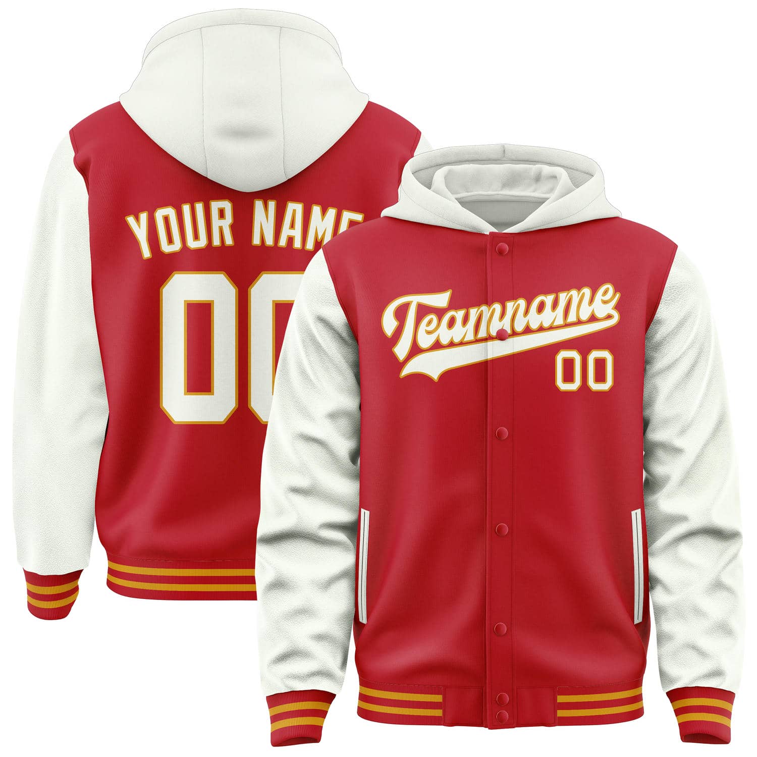 Custom Red White Jacket