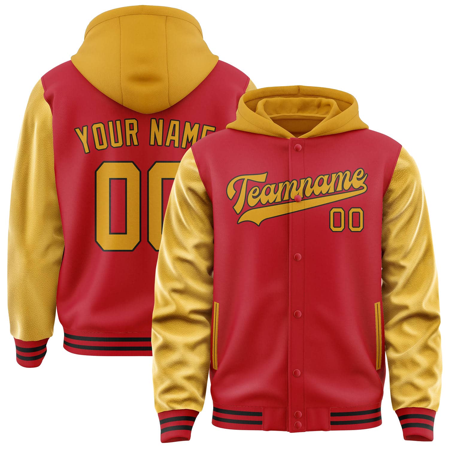 Custom Red Yellow Jacket