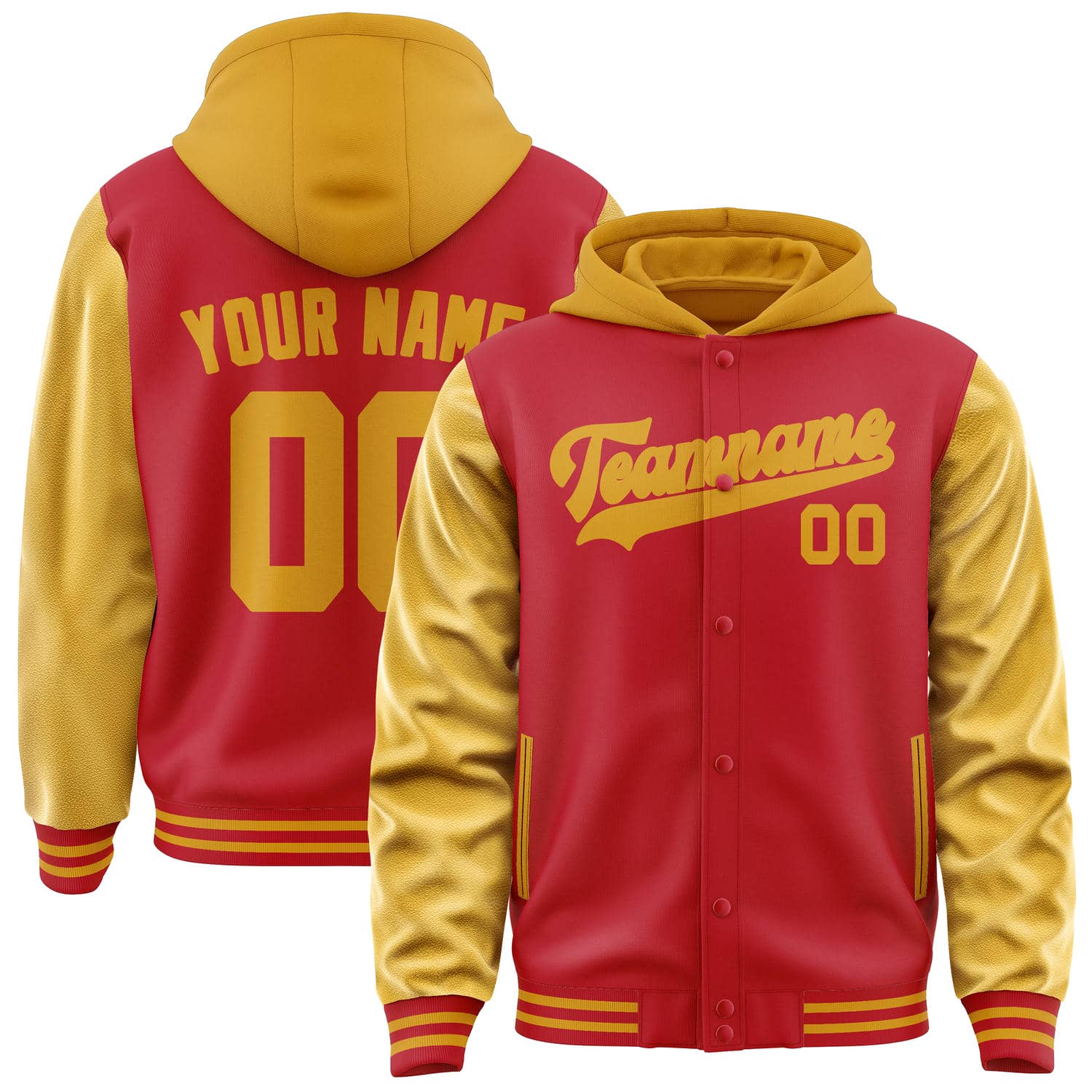 Custom Red Yellow Jacket