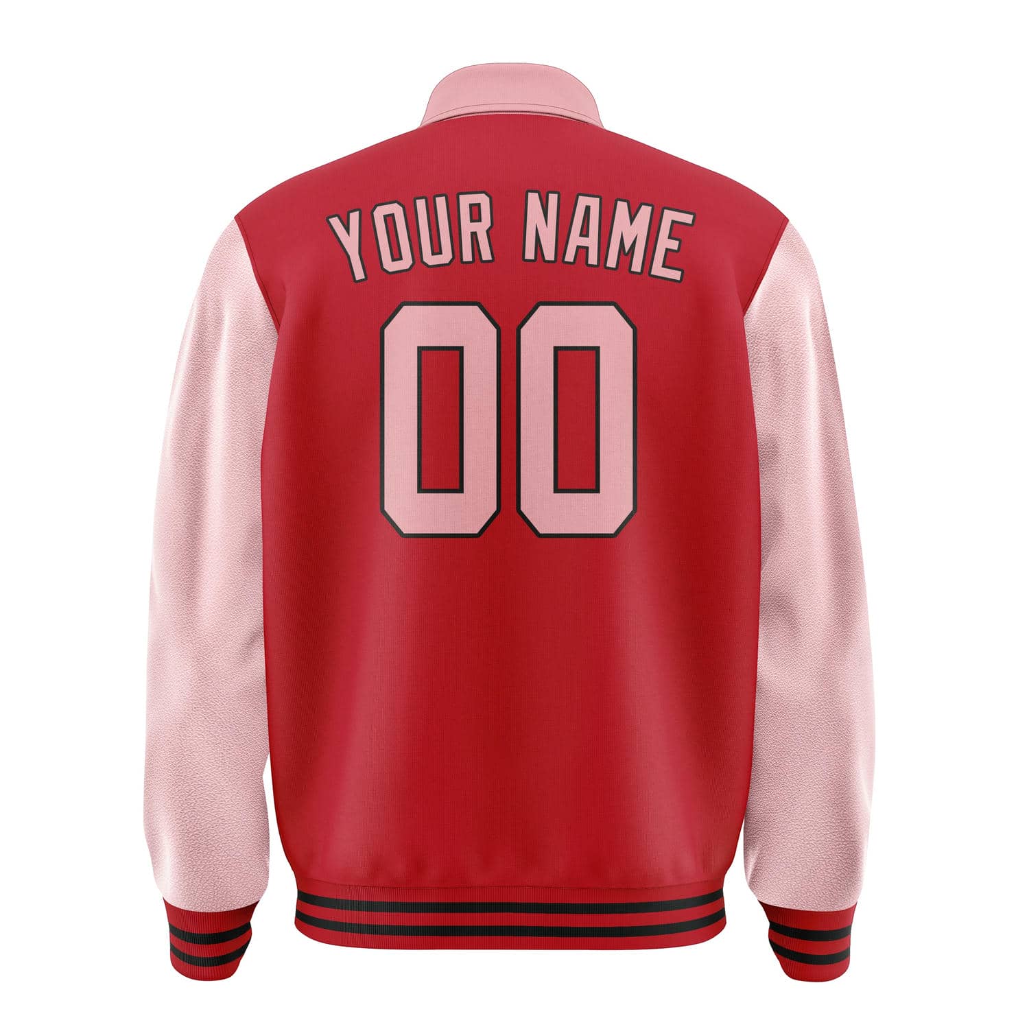 Custom Red Light Pink Jacket
