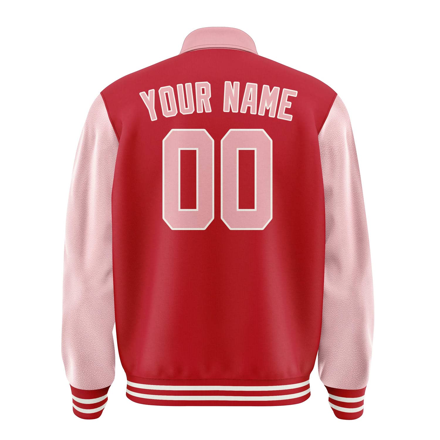 Custom Red Light Pink Jacket