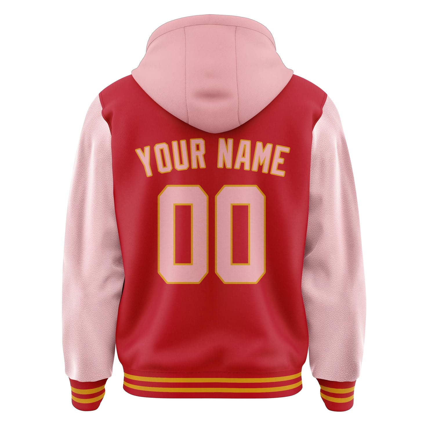 Custom Red Light Pink Jacket