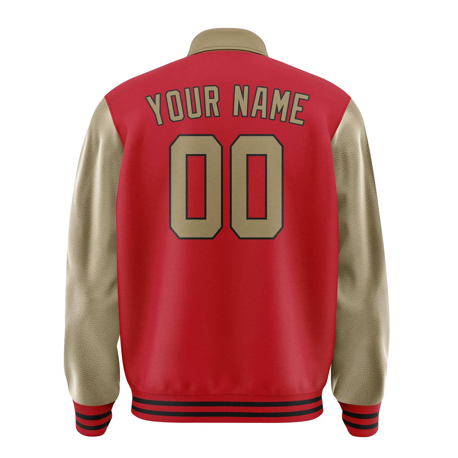 Custom Red Light Khaki Jacket