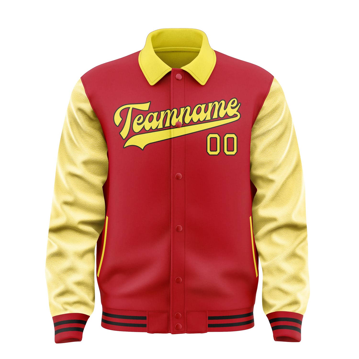Custom Red Light Yellow Jacket