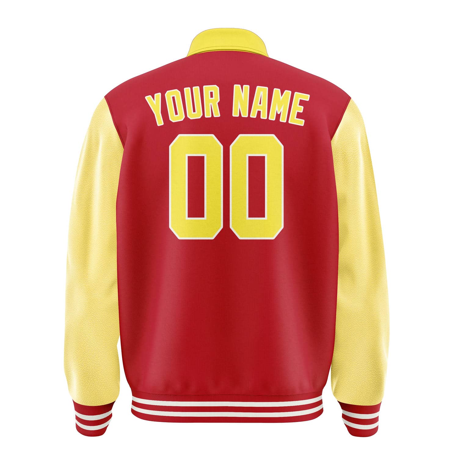 Custom Red Light Yellow Jacket