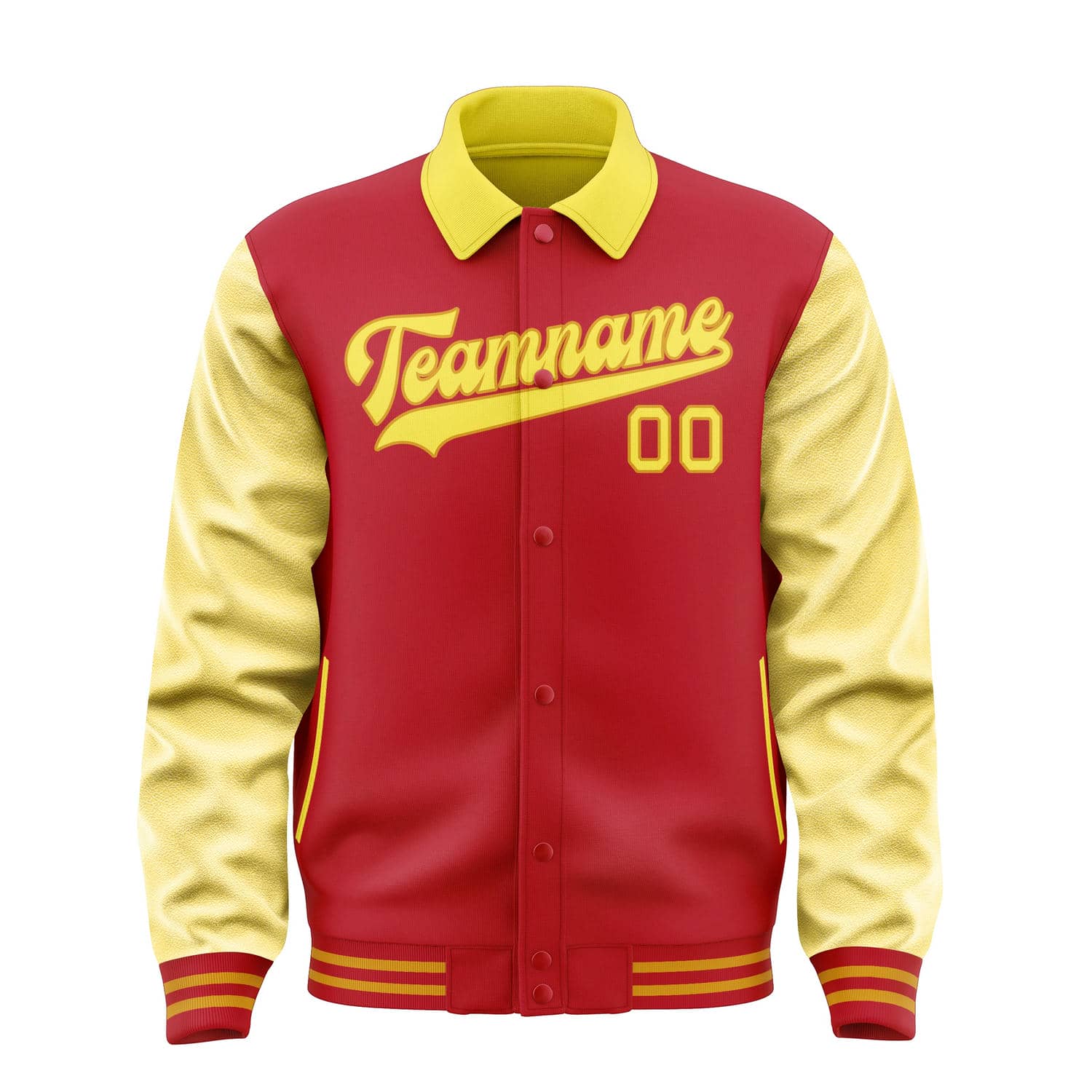 Custom Red Light Yellow Jacket
