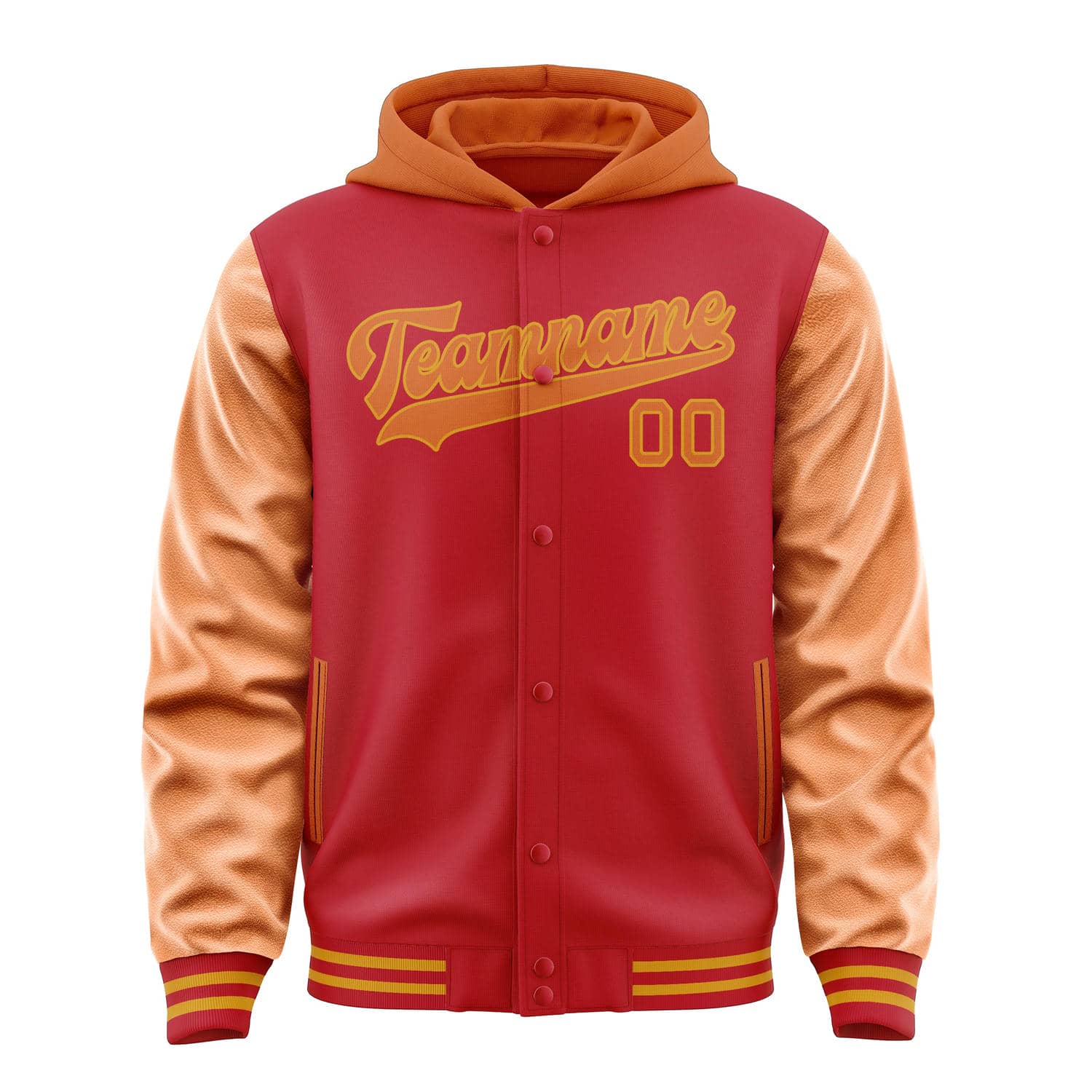 Custom Red Orange Jacket