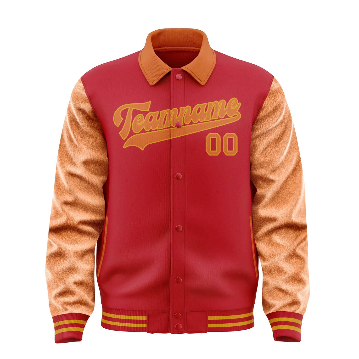 Custom Red Orange Jacket