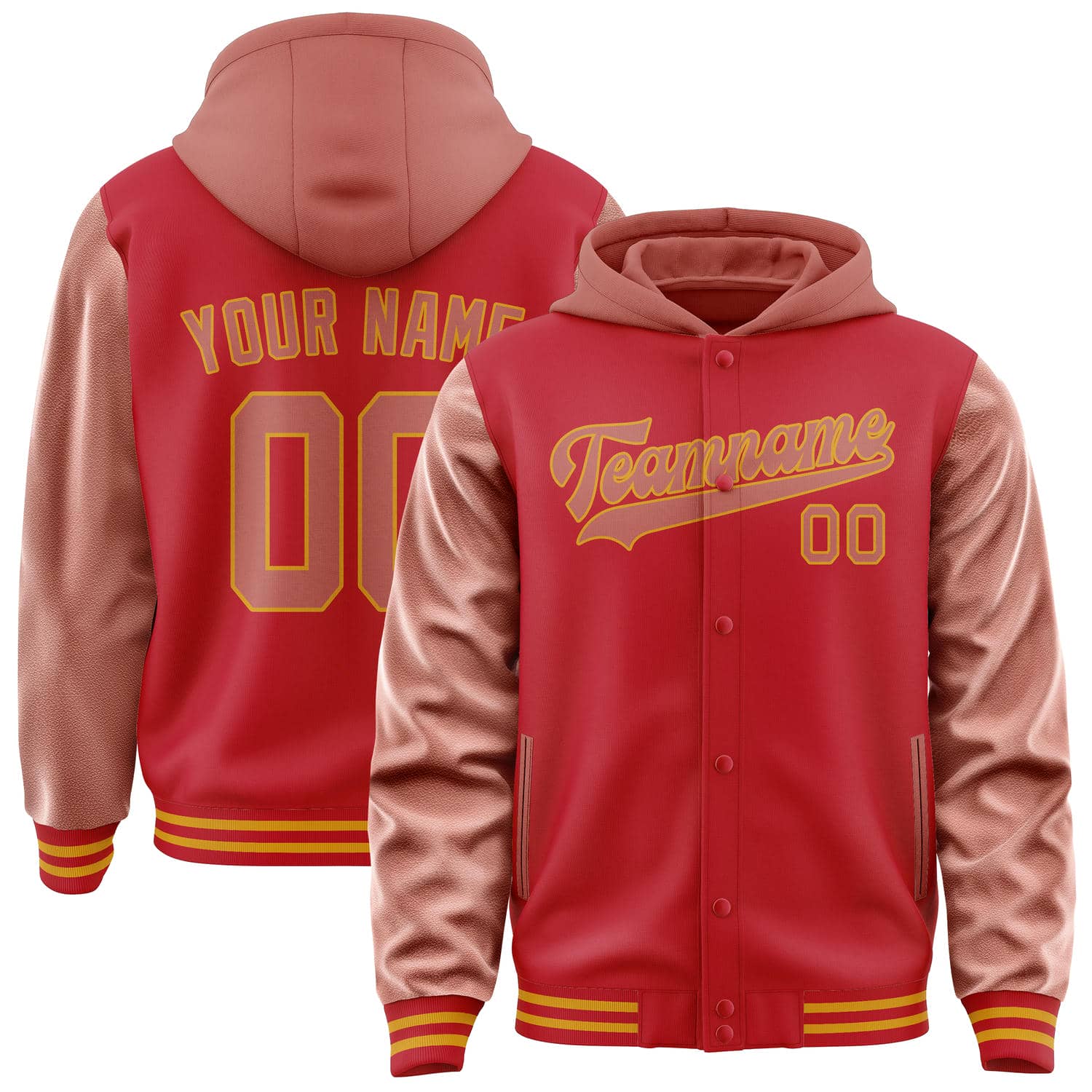 Custom Red Copper Rose Jacket