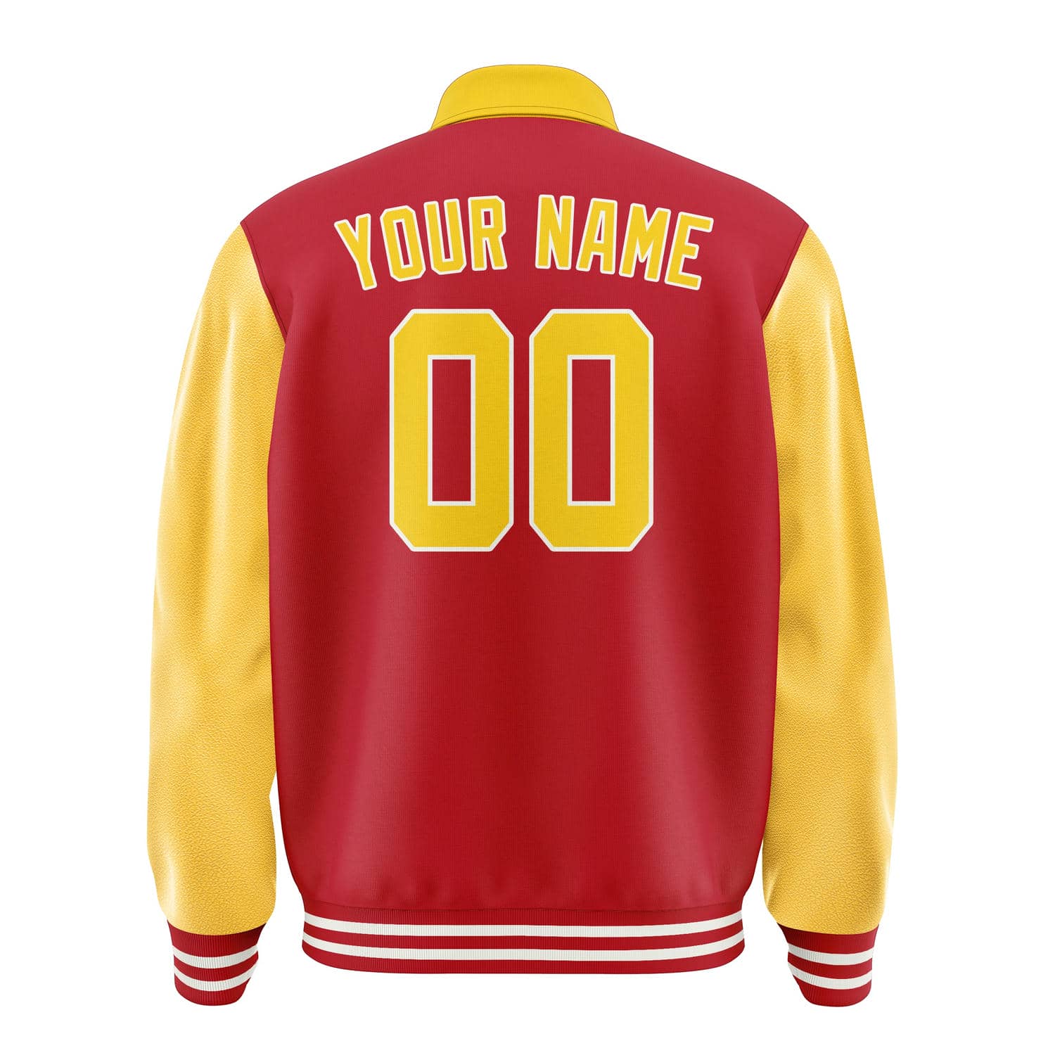 Custom Red Gold Jacket