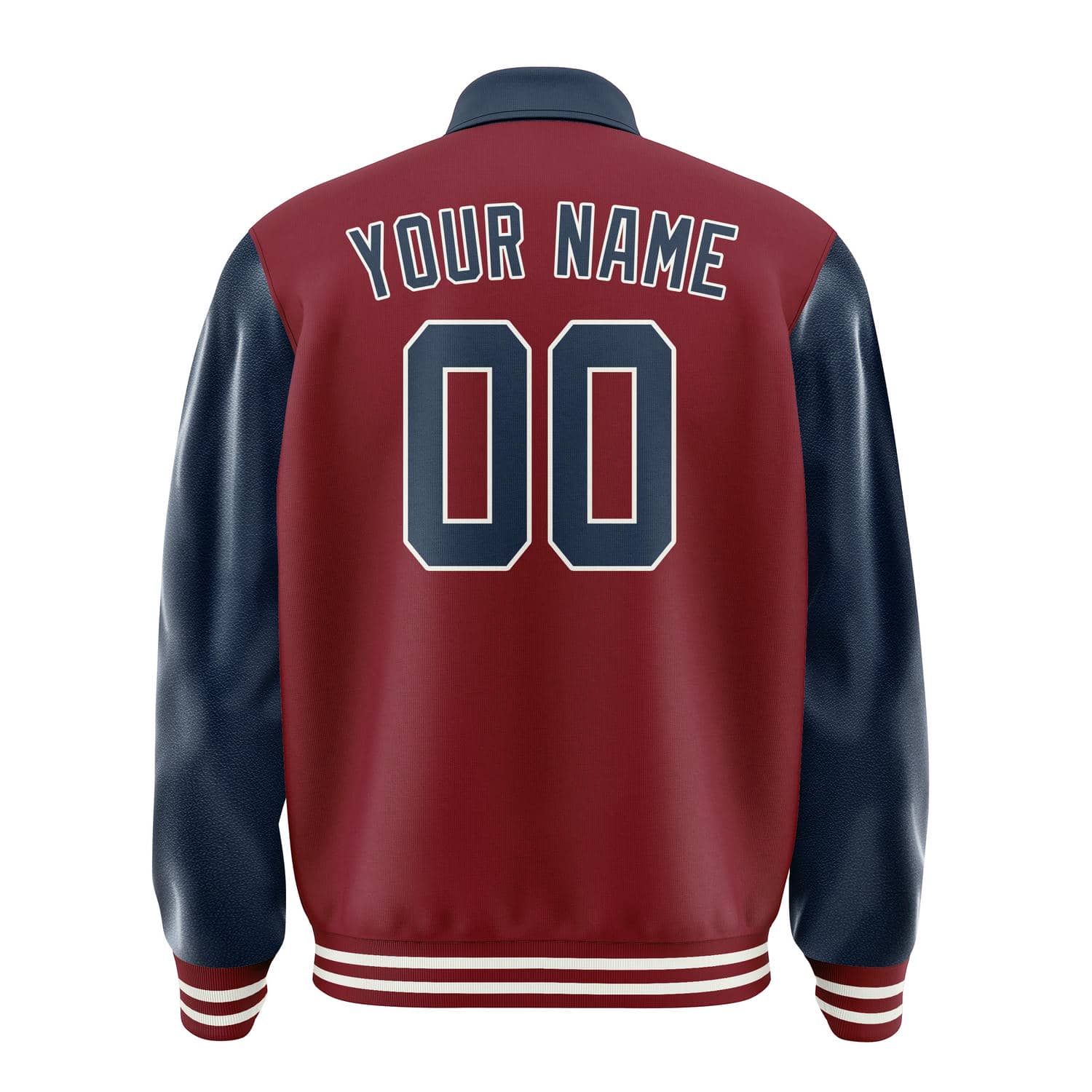Custom Crimson Red Blue Jacket
