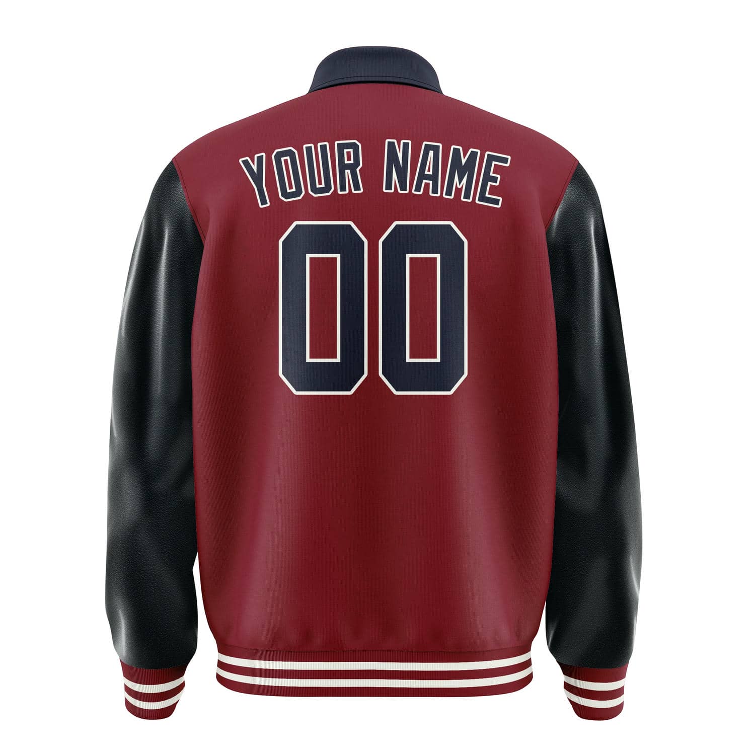 Custom Crimson Red Navy Jacket
