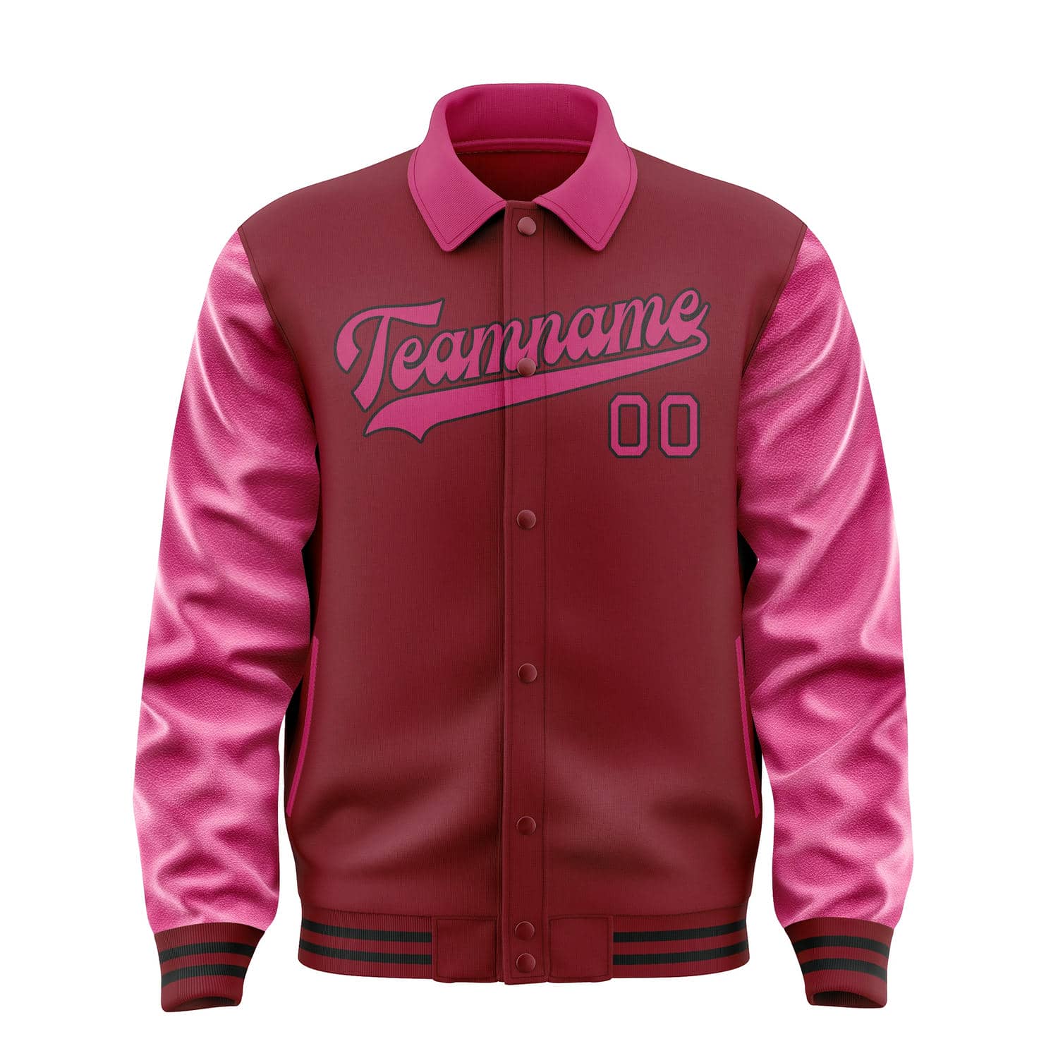 Custom Crimson Red Pink Jacket