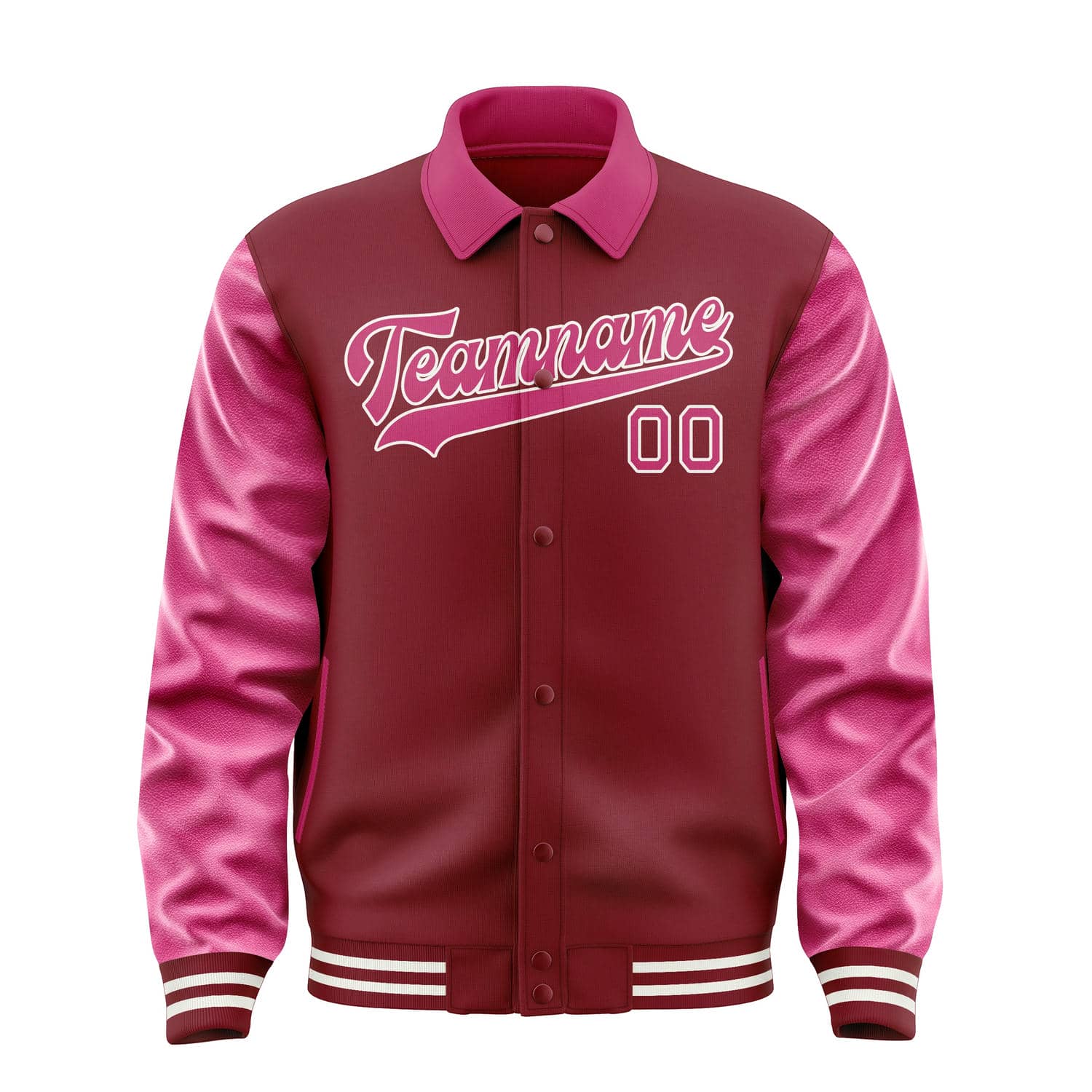 Custom Crimson Red Pink Jacket