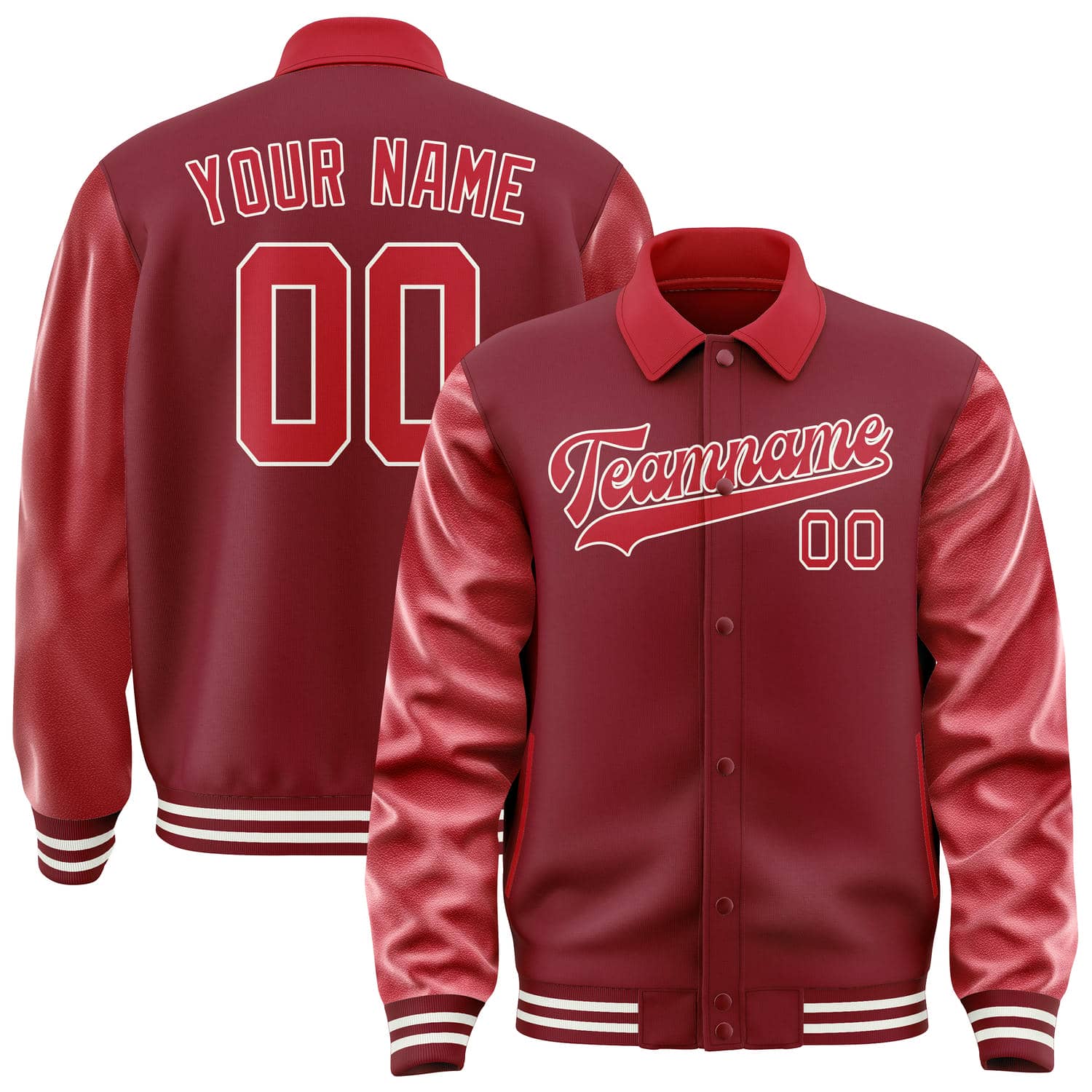 Custom Crimson Red Red Jacket