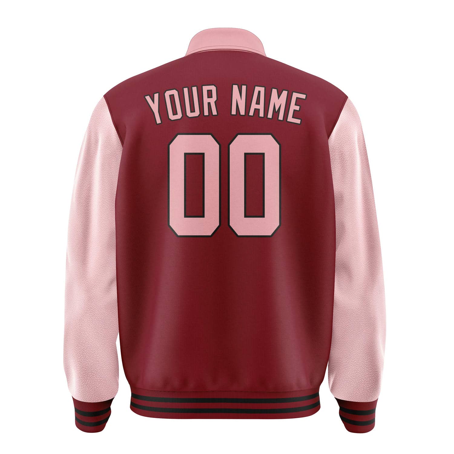 Custom Crimson Red Light Pink Jacket