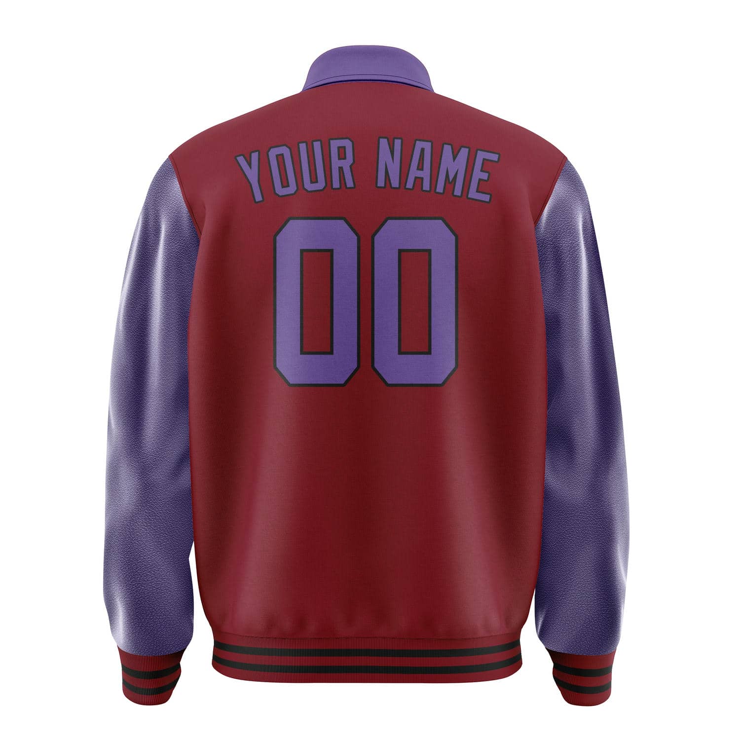 Custom Crimson Red Light Purple Jacket