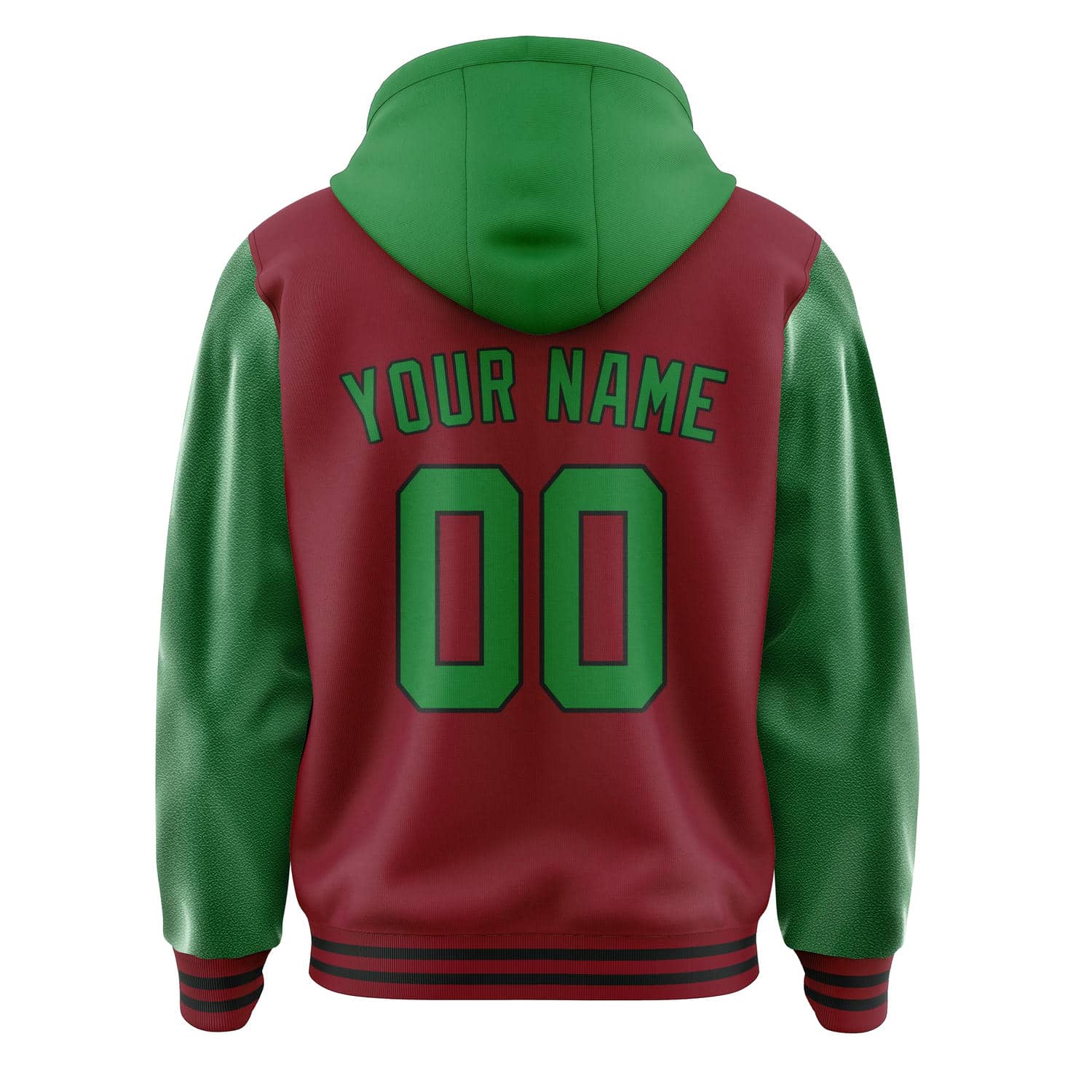 Custom Crimson Red Emerald Green Jacket