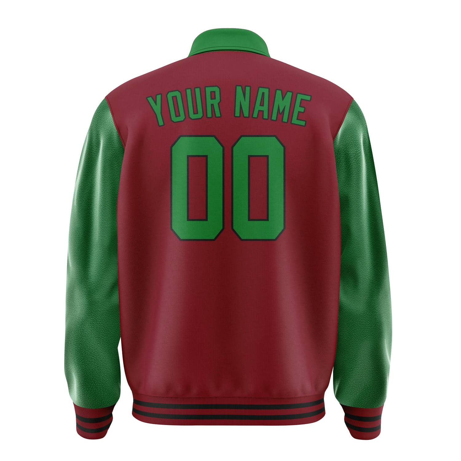 Custom Crimson Red Emerald Green Jacket