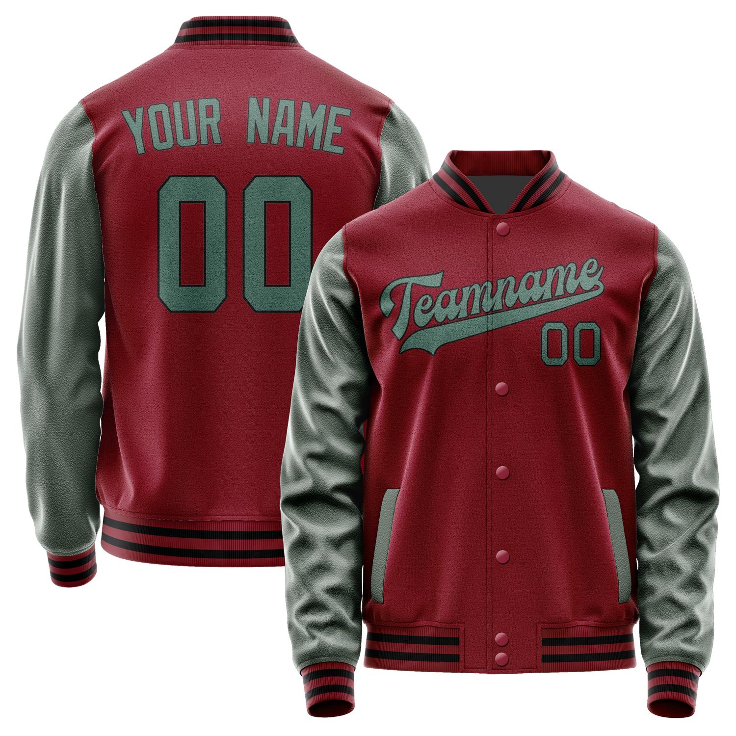 Custom Crimson Red Blue Green Jacket JA1515271517B31727