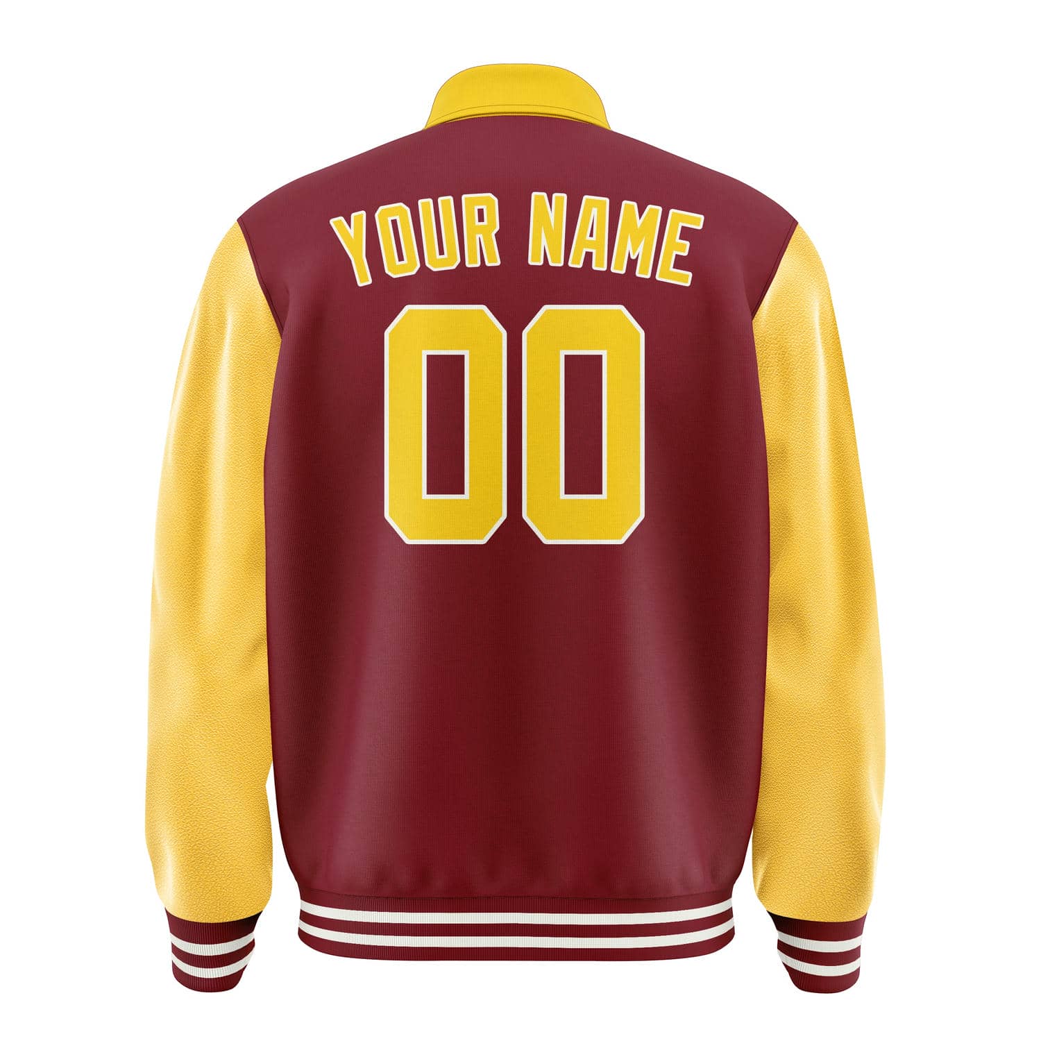Custom Crimson Red Gold Jacket