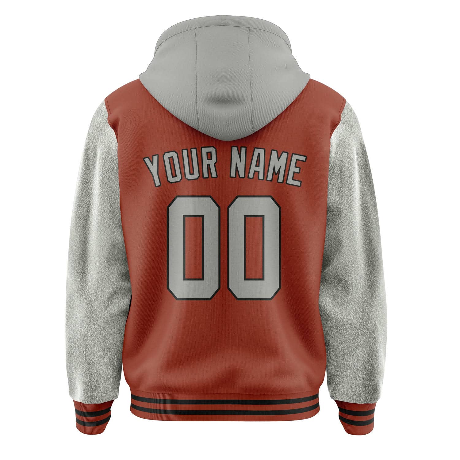 Custom Coral Red Gray Jacket