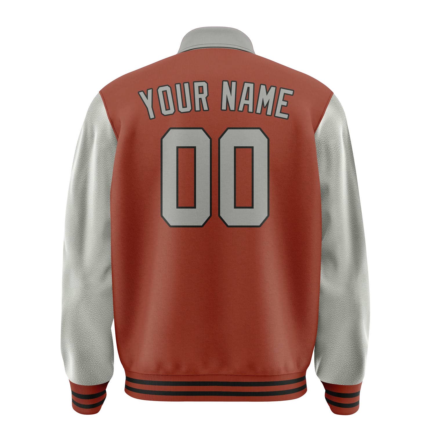 Custom Coral Red Gray Jacket