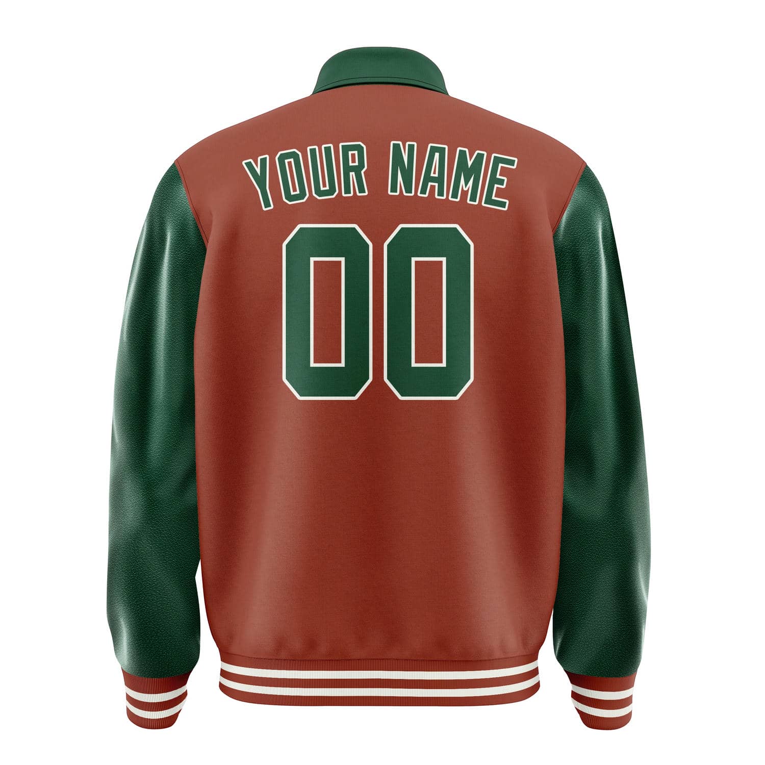 Custom Coral Red Green Jacket