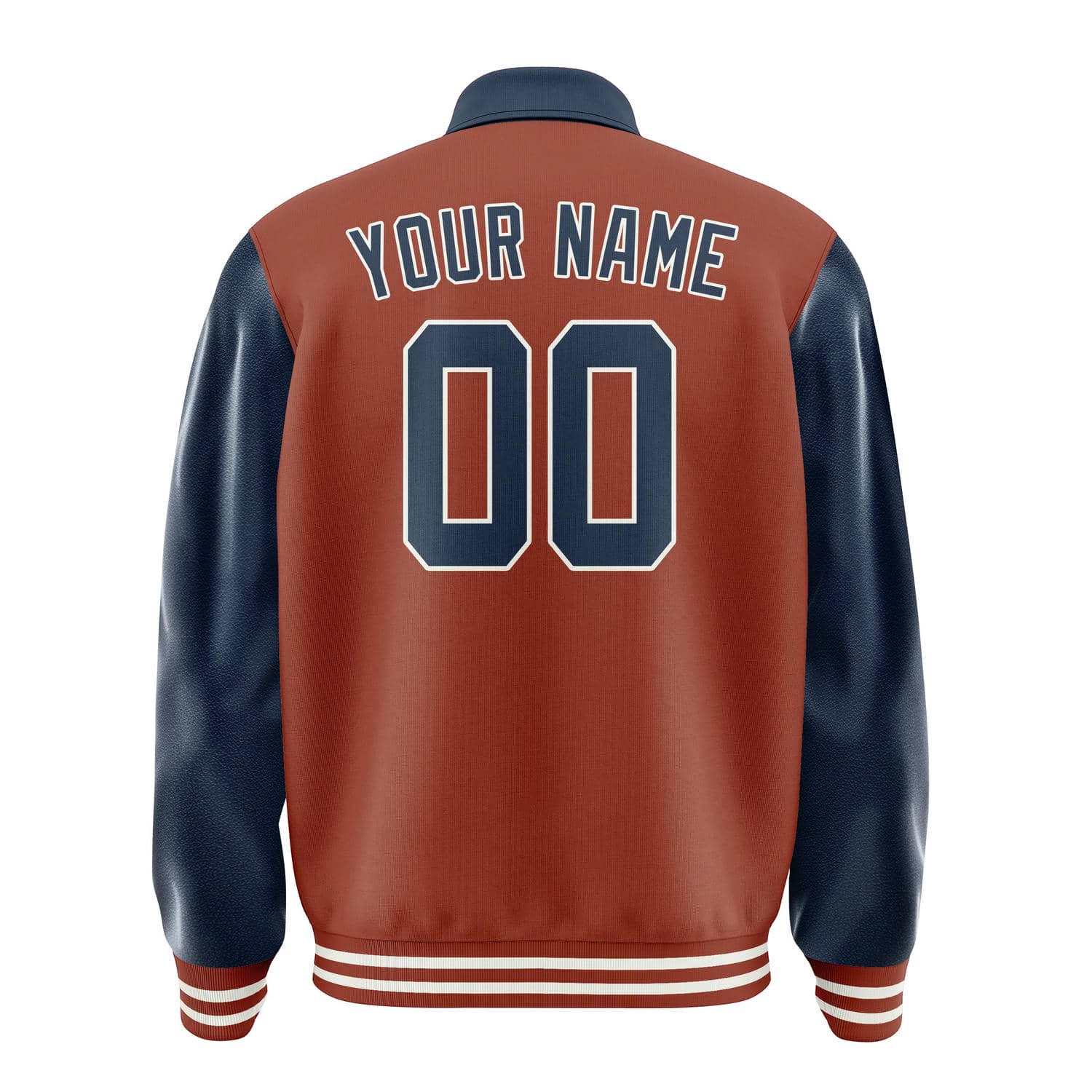 Custom Coral Red Blue Jacket