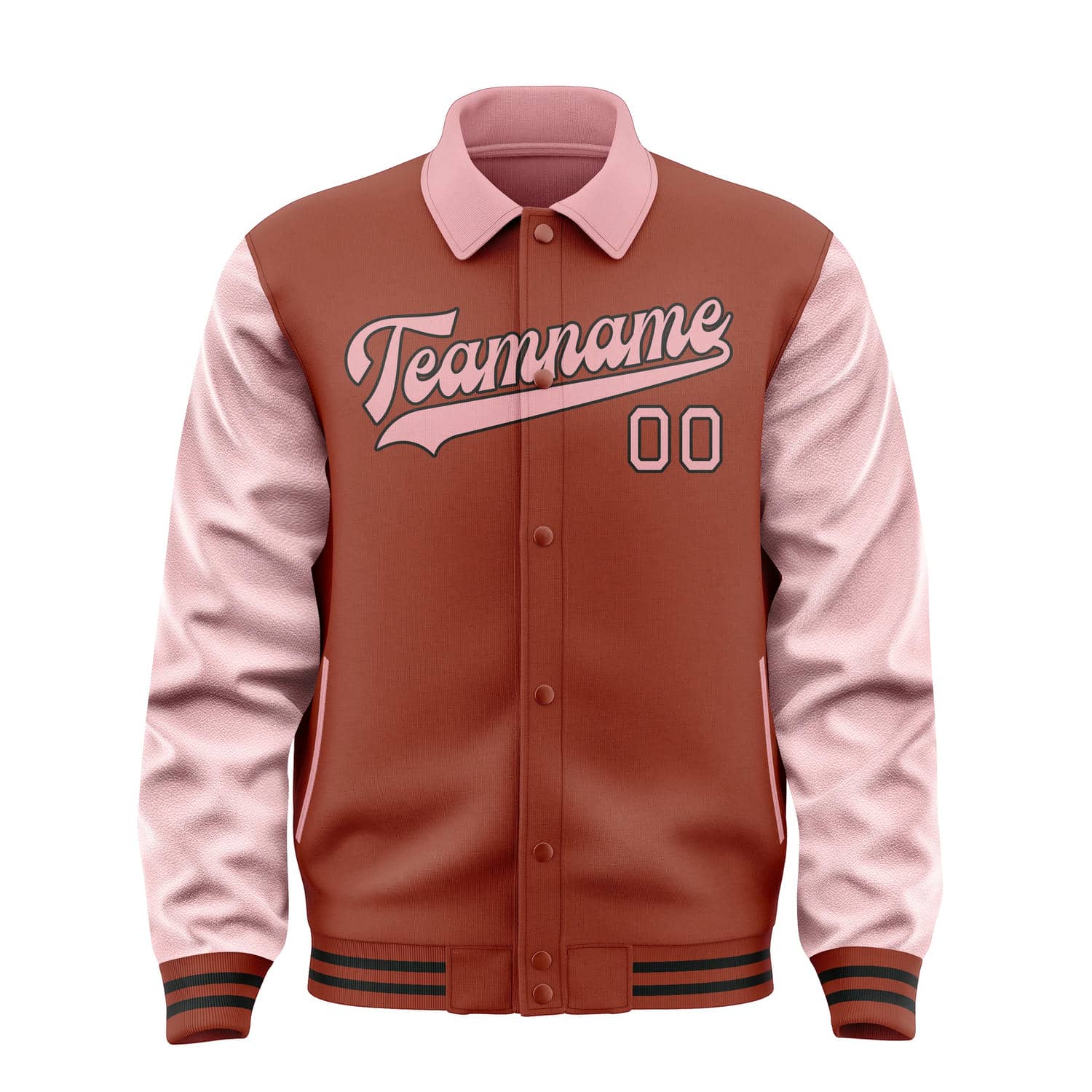 Custom Coral Red Light Pink Jacket