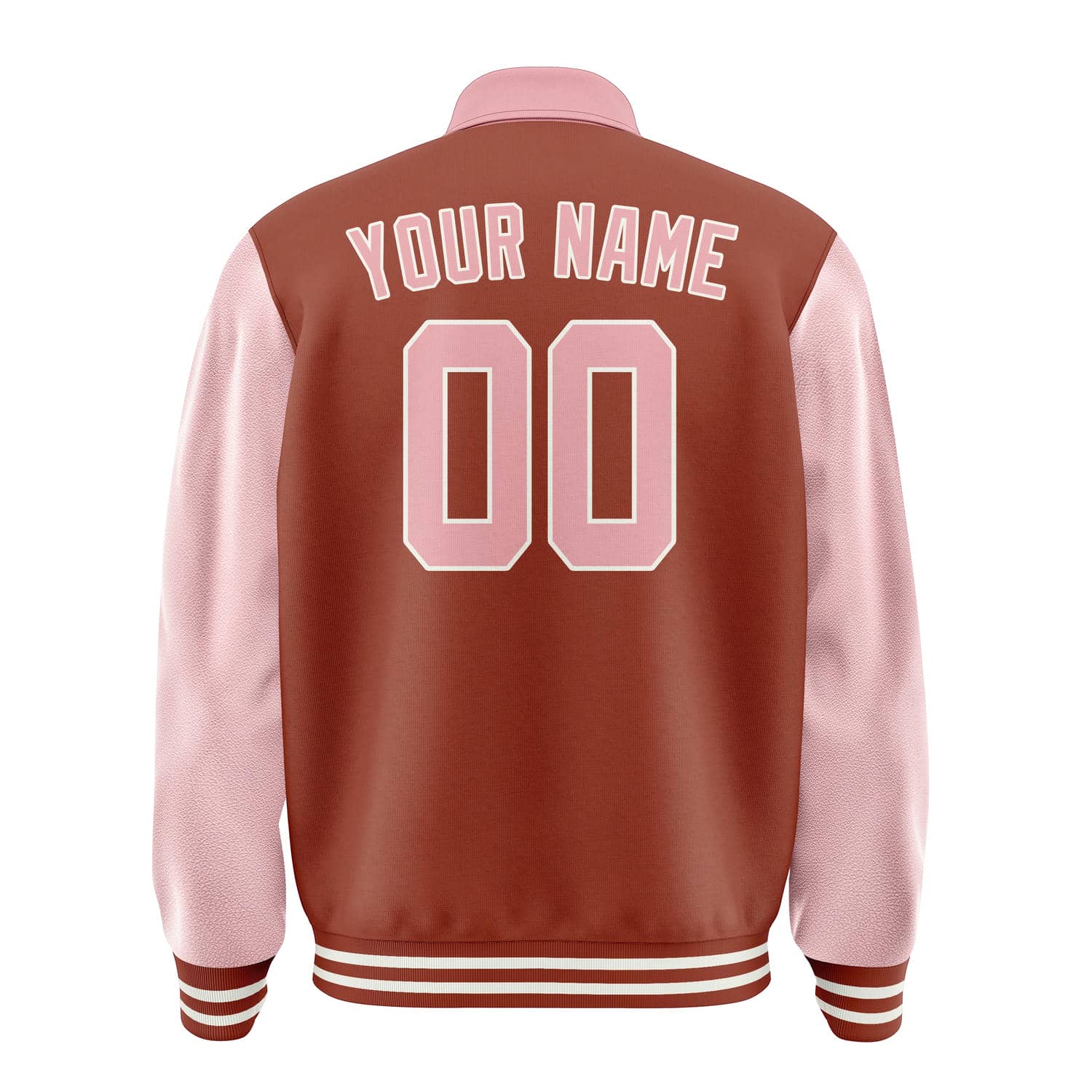 Custom Coral Red Light Pink Jacket