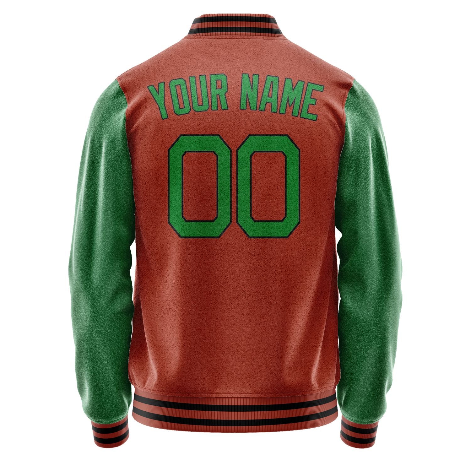 Custom Coral Red Emerald Green Jacket JA1616241617B21724