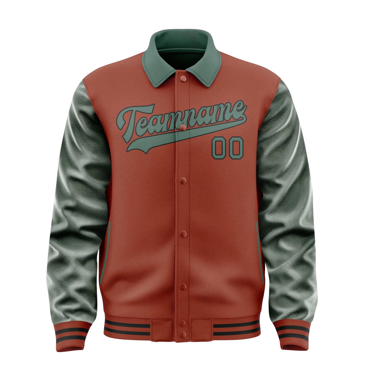 Custom Coral Red Blue Green Jacket