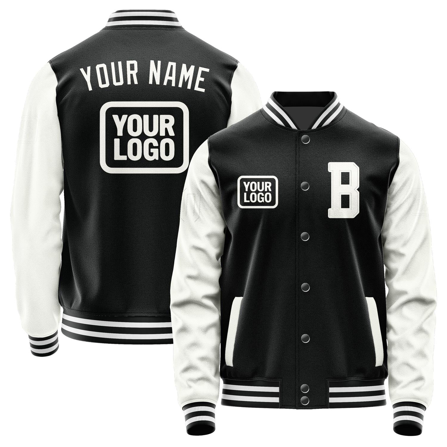 Custom Black White Jacket JA171718171818181818
