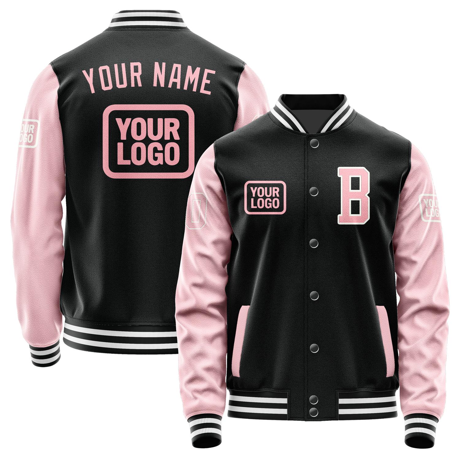 Custom Black Light Pink Jacket JA171721171818212118