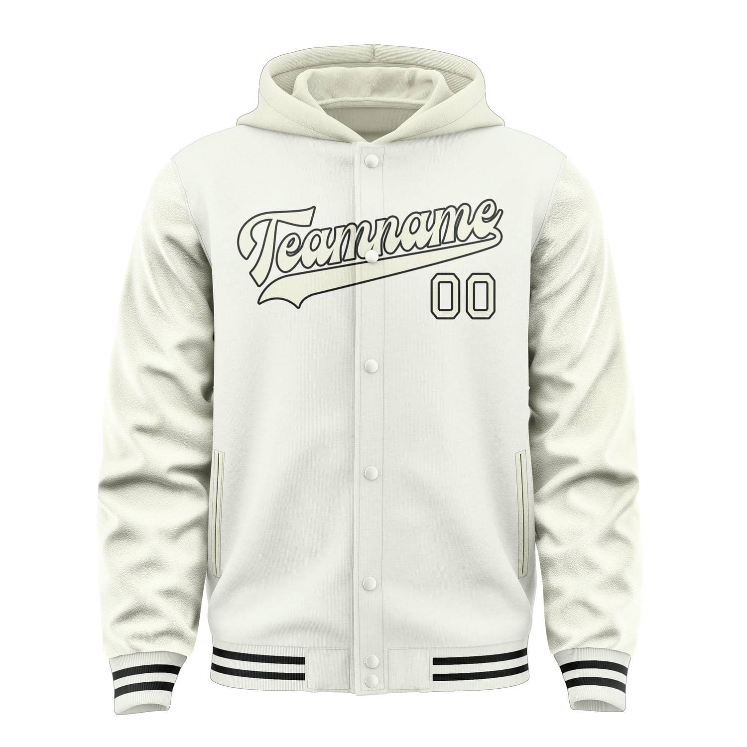 Custom White Cream Jacket