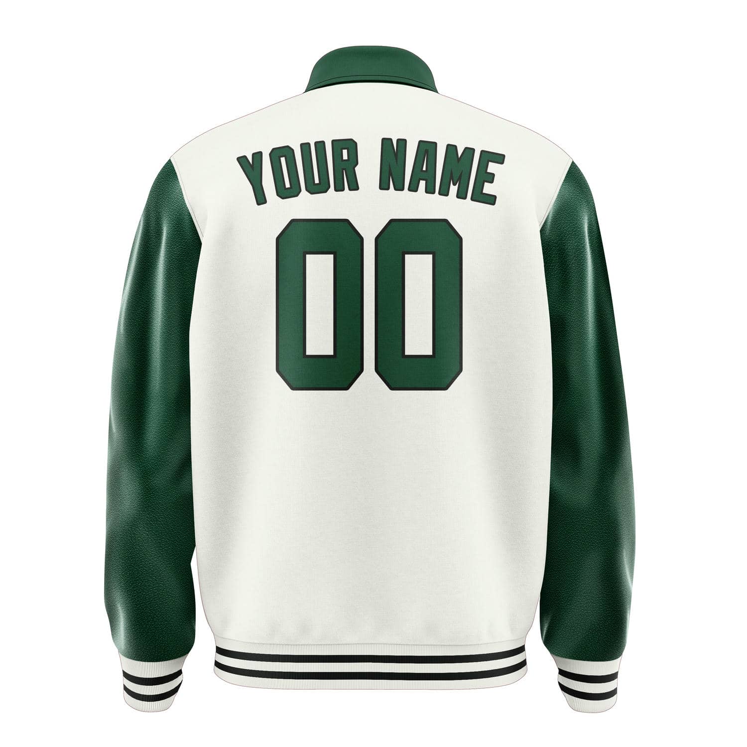 Custom White Green Jacket