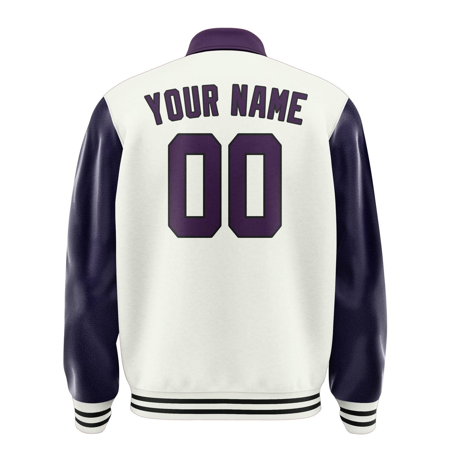 Custom White Purple Jacket