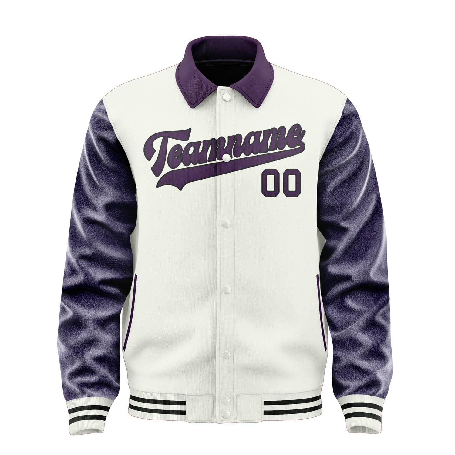 Custom White Purple Jacket