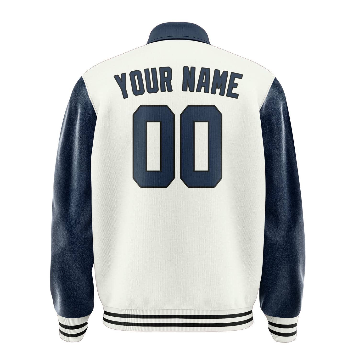 Custom White Blue Jacket