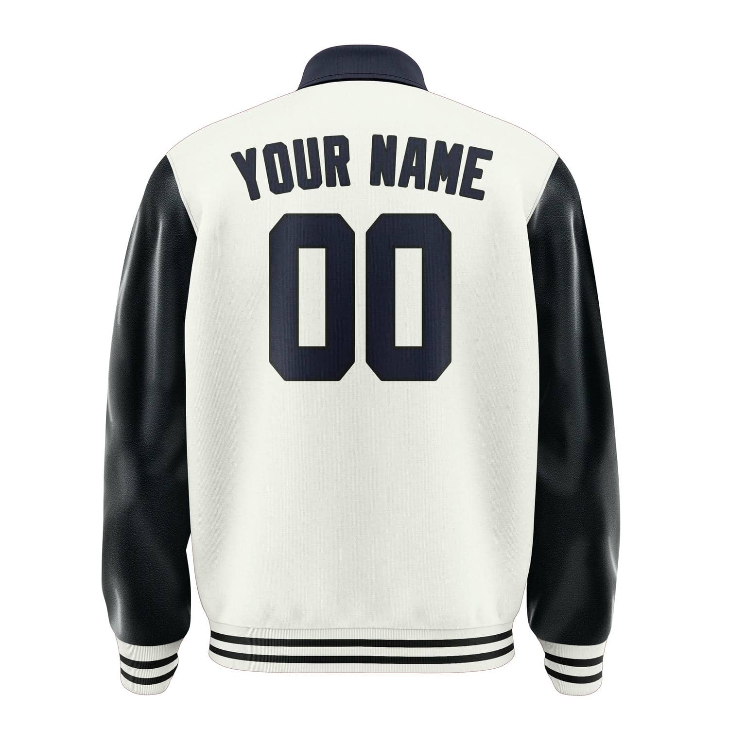 Custom White Navy Jacket