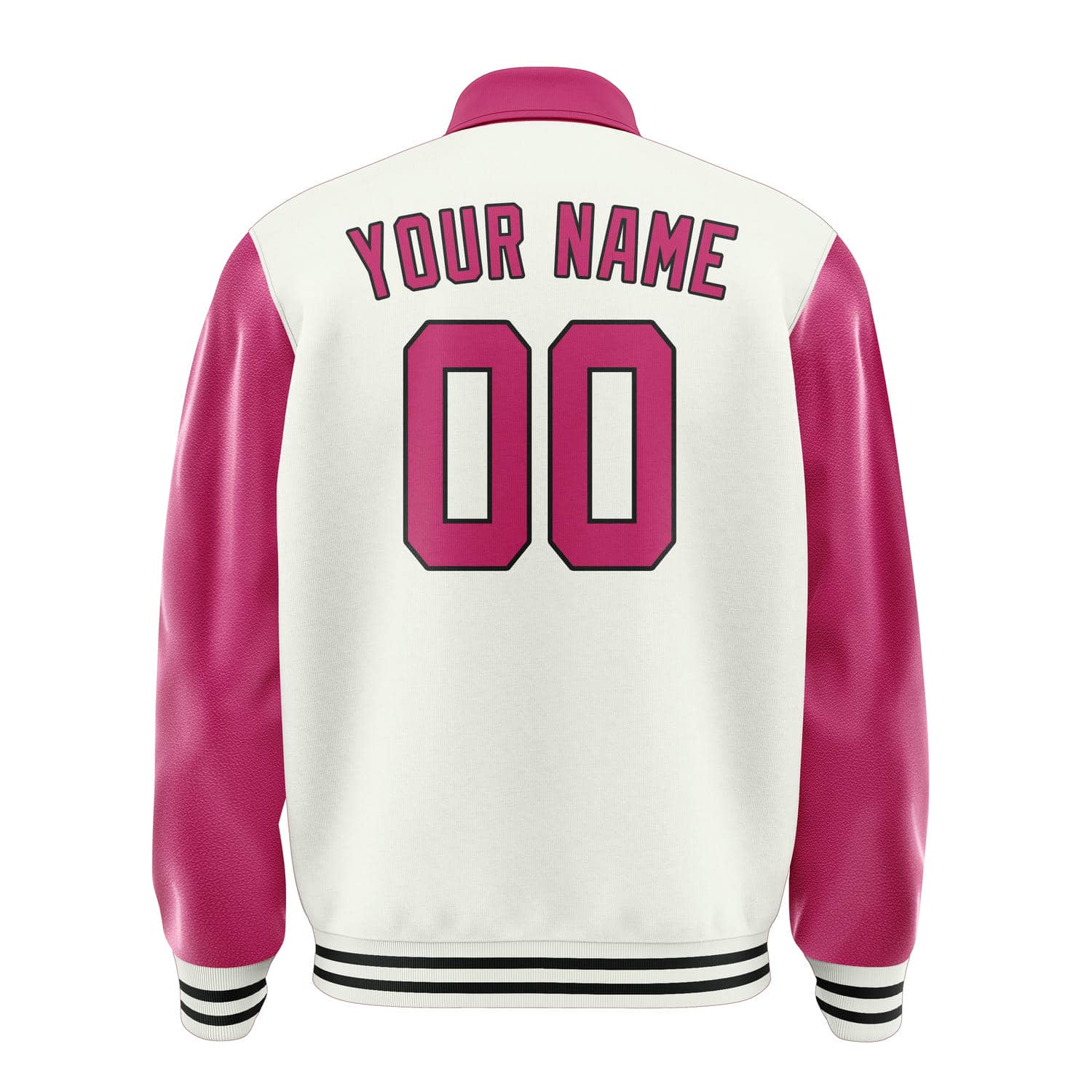 Custom White Pink Jacket