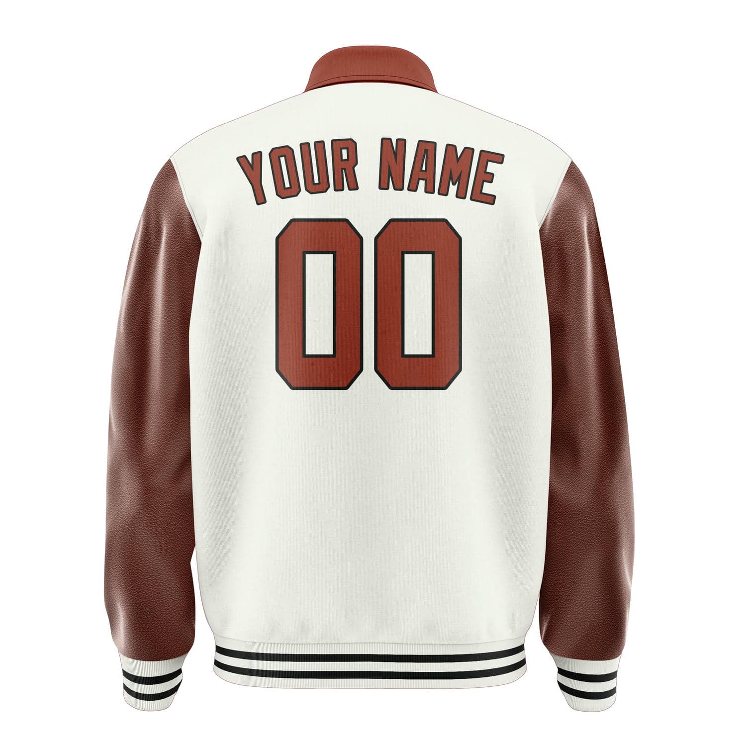 Custom White Coral Red Jacket