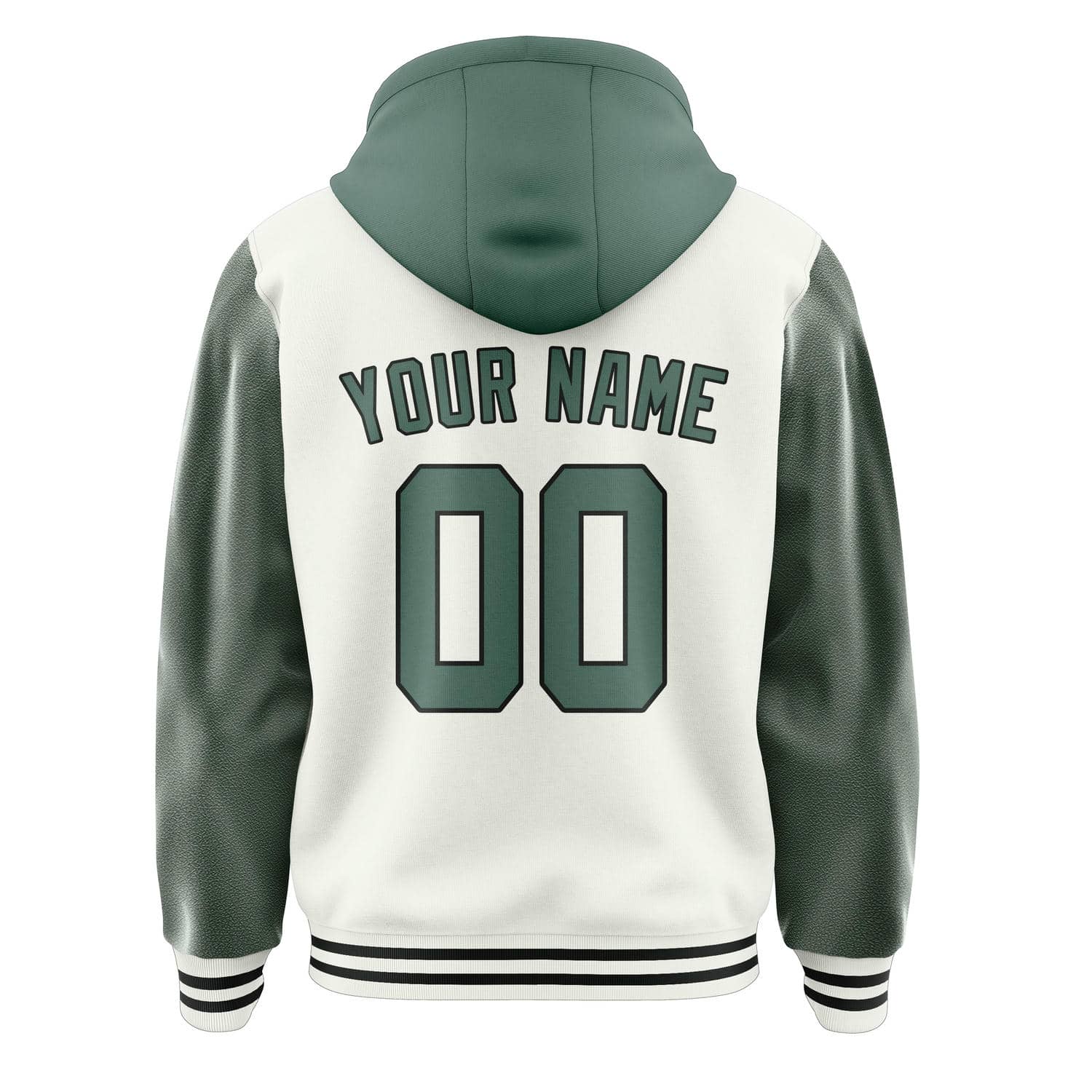 Custom White Blue Green Jacket