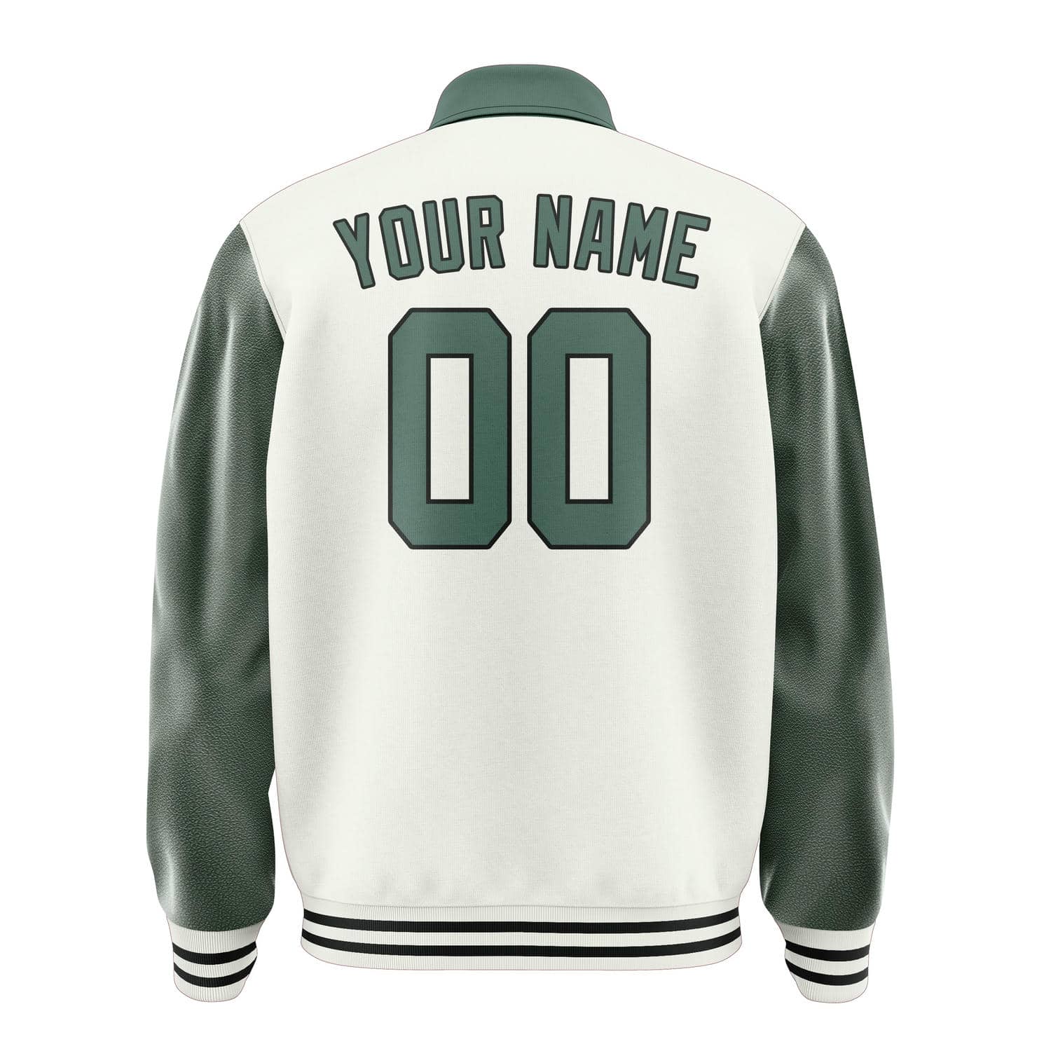Custom White Blue Green Jacket