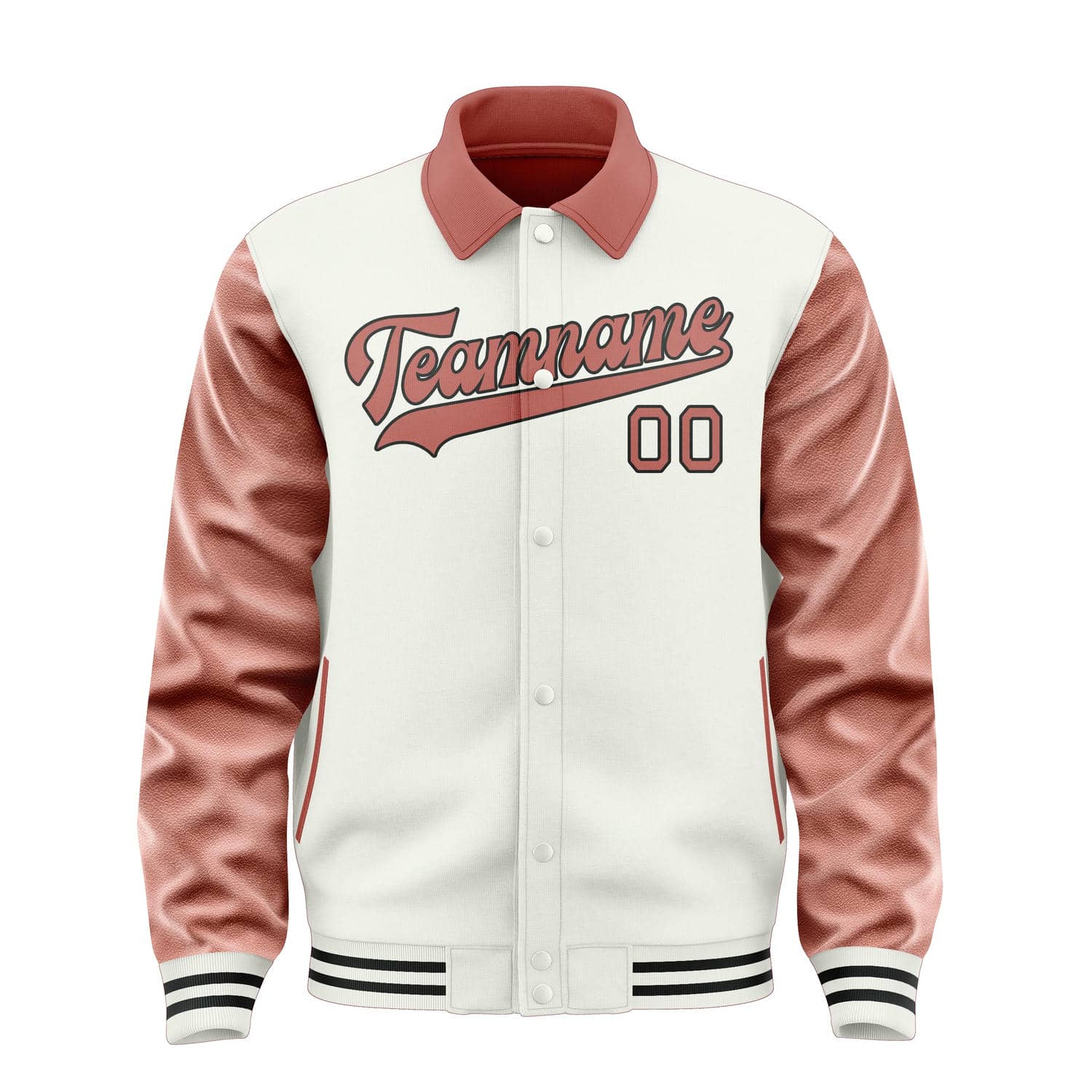 Custom White Copper Rose Jacket
