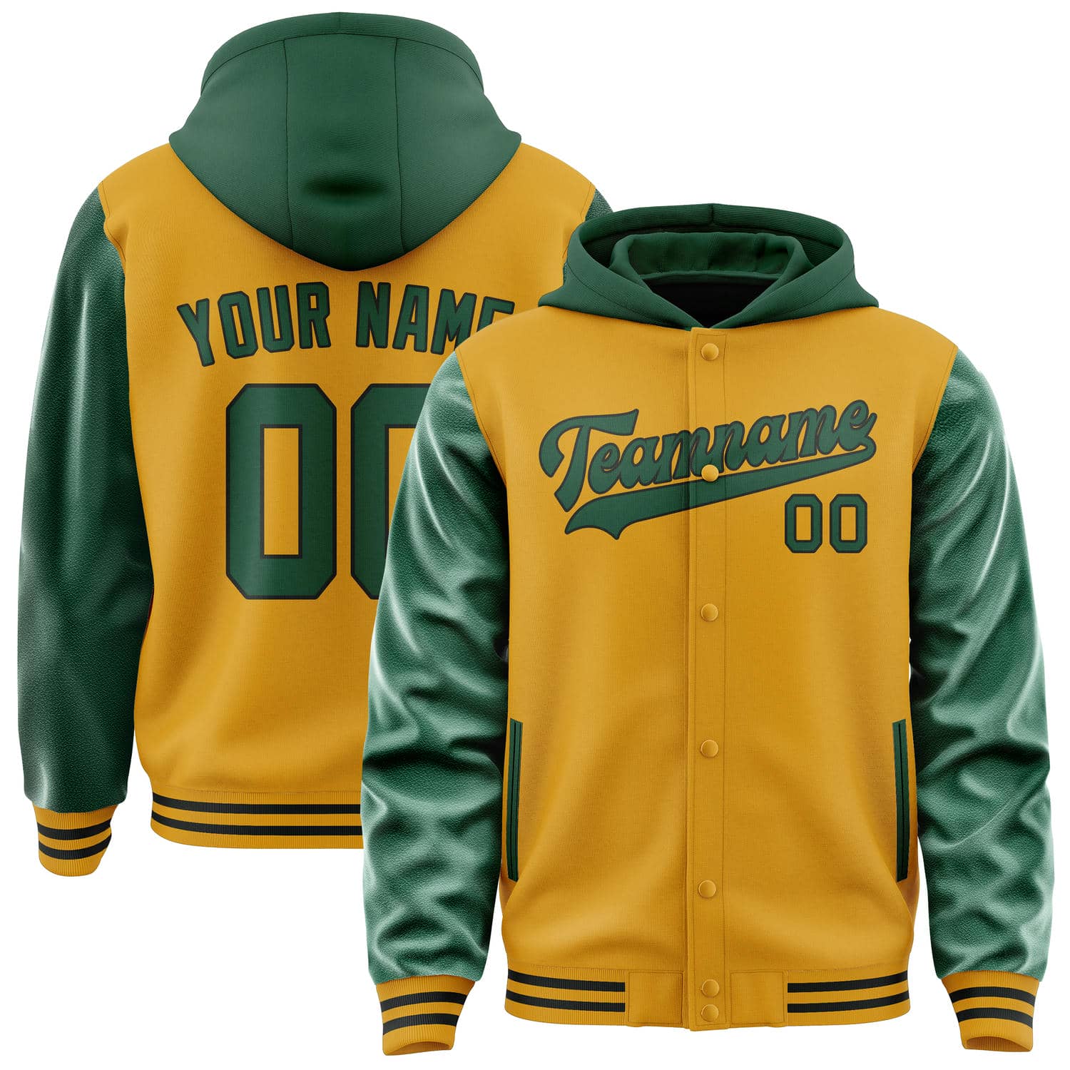 Custom Yellow Green Jacket