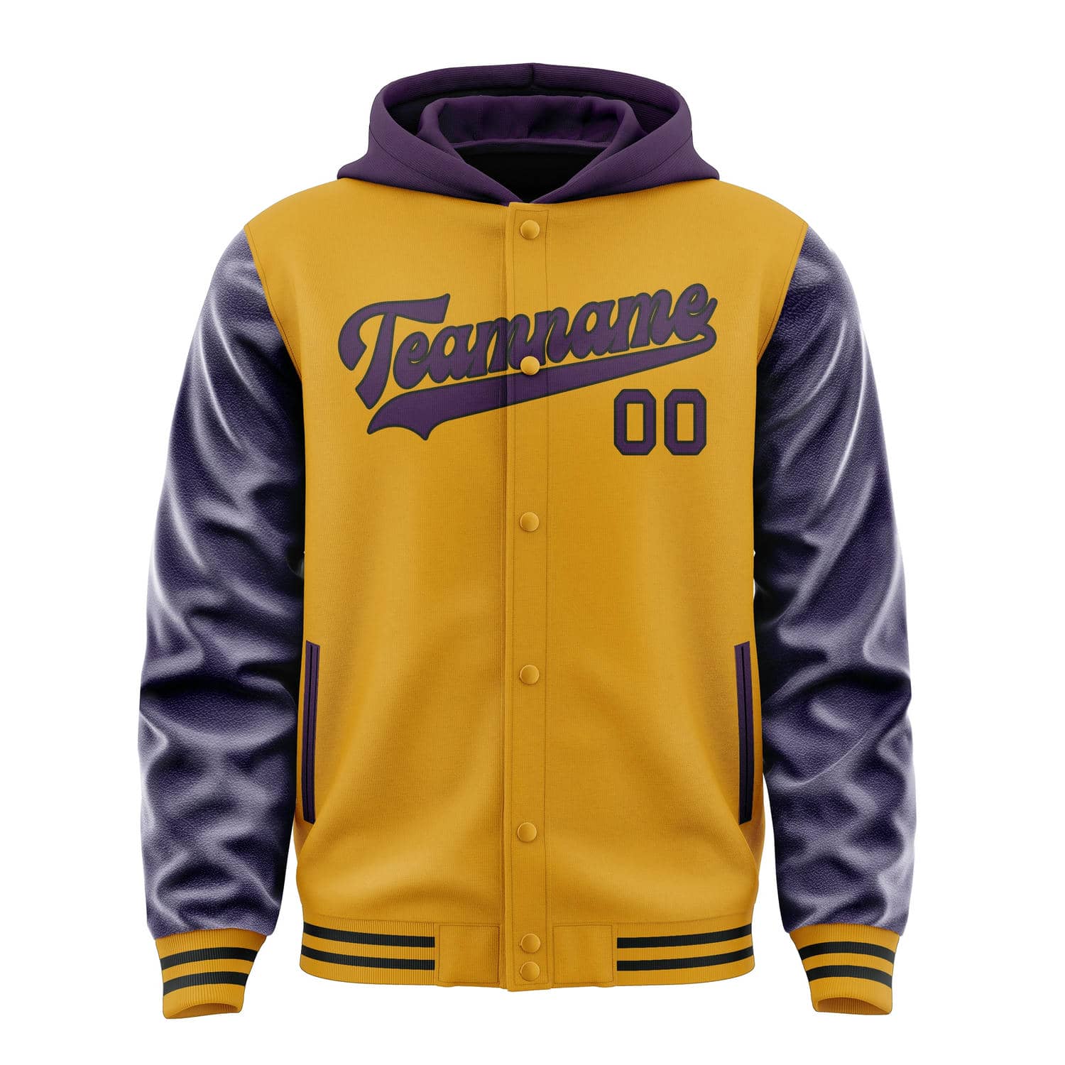 Custom Yellow Purple Jacket